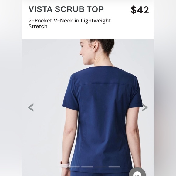 Medelita Navy Scrub 3-piece Bundle | Sz: Medium - Picture 6 of 16